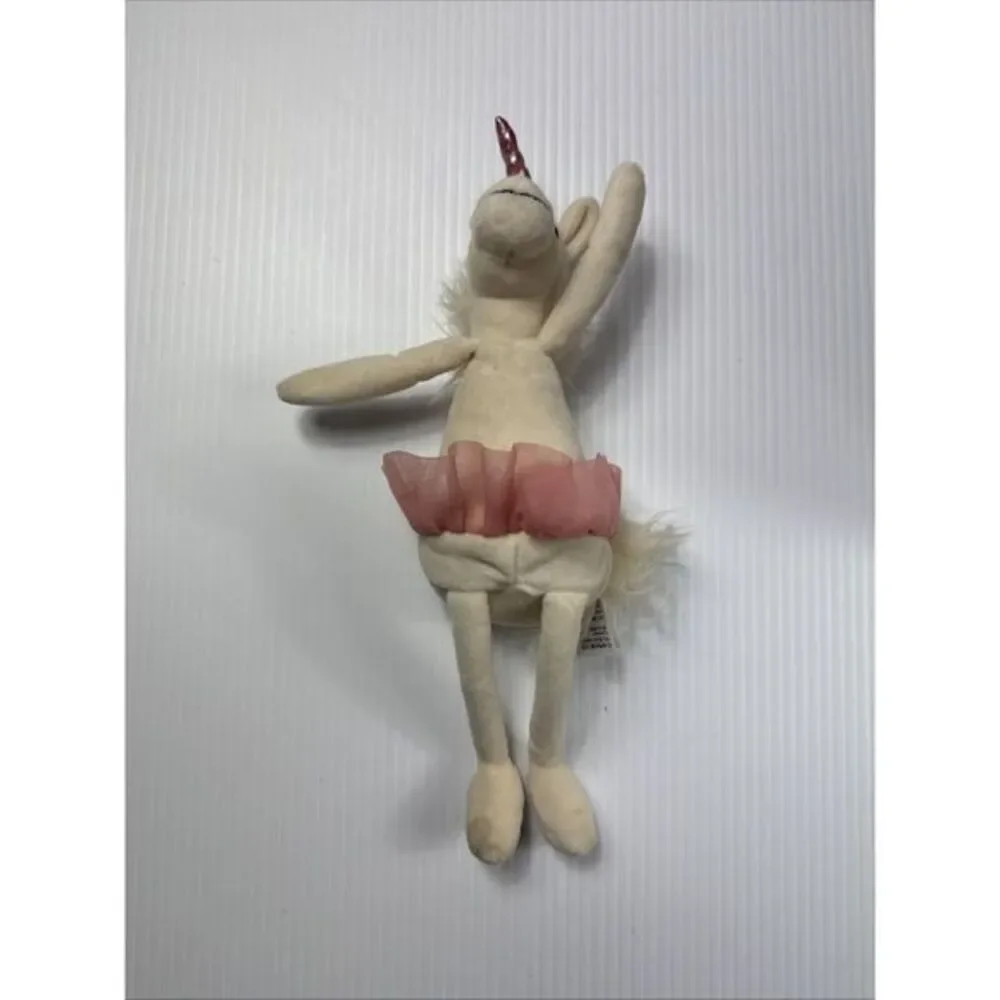 Jellycat Unicorn Plush Pink Tutu Ballerina Stuffed Animal Toy Dancing Darcey 11